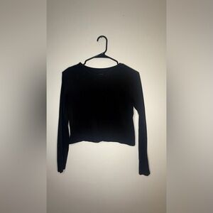 Black crop top from Wild Fable
